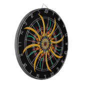 zonnestralen dartbord (Voorkant Links)