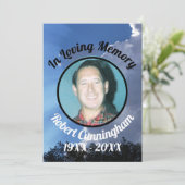 Zonnestralen en wolken Foto Memorial Kaart (Staand voorkant)