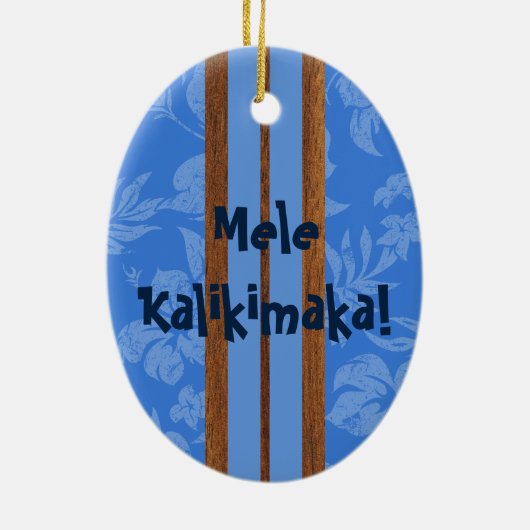 Zonnestralen surfplanornament keramisch ornament (Achterkant)