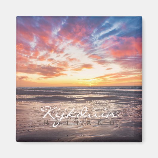 Zonnestrand en zee magneet (Voorkant)