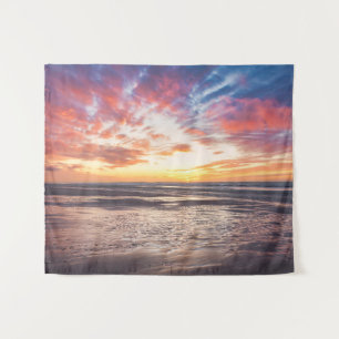 Zonnestrand en zee wandkleed