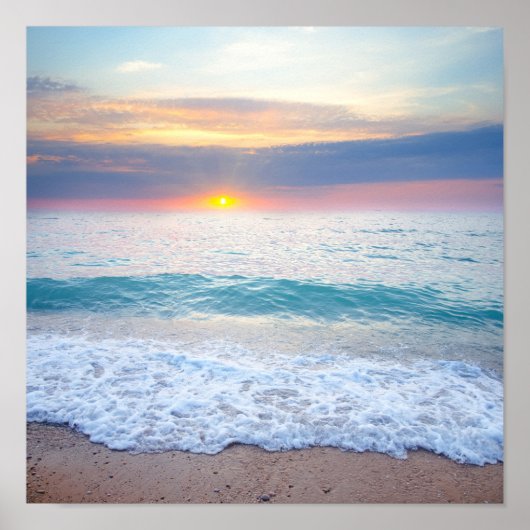 Zonnestrand Poster (Voorkant)