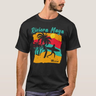 zonnestrand Surfing Riviera Maya Mexico T-shirt