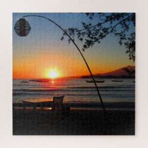 zonnestrandtafel legpuzzel