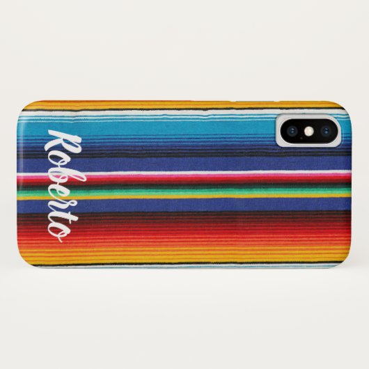 Zonnesurflanket met aangepaste naam afdrukken Case-Mate iPhone case (Achterkant (horizontaal))