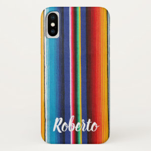 Zonnesurflanket met aangepaste naam afdrukken iPhone x hoesje