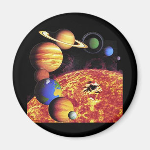 Zonnesysteemcentrales Magnet Magneet