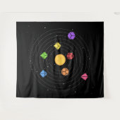 Zonnesysteemdoekset Astrologie tablet RPG Wandkleed (Voorkant (horizontaal))