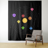 Zonnesysteemdoekset Astrologie tablet RPG Wandkleed (In situ)