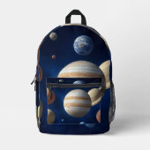 Zonnesysteemmontage Bedrukte Rugzak (Voorkant)