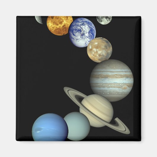 Zonnesysteemmontage Magneet (Voorkant)