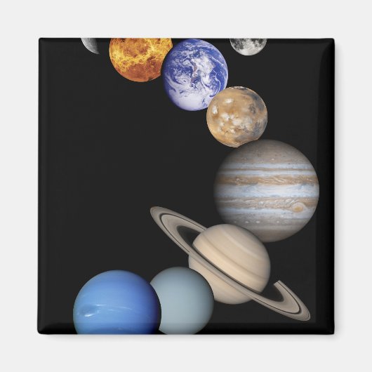 Zonnesysteemmontage Magneet (Voorkant)