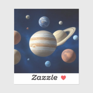 Zonnesysteemmontage Sticker