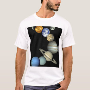 Zonnesysteemmontage T-shirt
