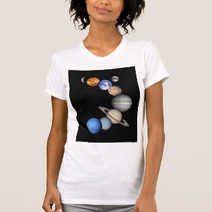 Zonnesysteemmontage T-shirt