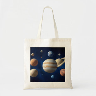 Zonnesysteemmontage Tote Bag