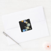 Zonnesysteemmontage Vierkante Sticker (Envelop)