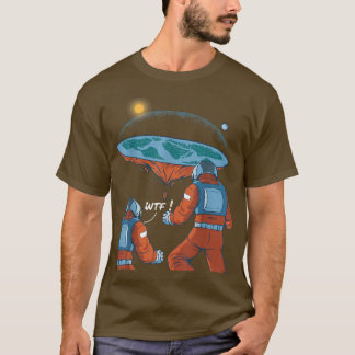 Zonnesysteemplaneten ruimteastronauten t-shirt