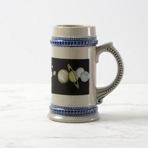 Zonnesysteemstein Space - Astronomie Science gift Bierpul