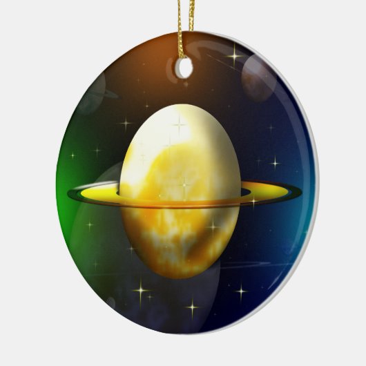 Zonnesysteemversiering Keramisch Ornament (Links)