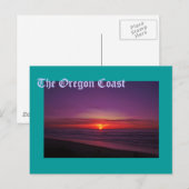Zonnetijd aan de kust van Oregon Briefkaart (Voorkant / Achterkant)