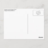 Zonnetijd aan de kust van Oregon Briefkaart (Achterkant)