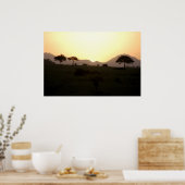 Zonnetijd in Afrika Poster (Keuken)