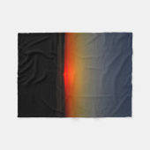 Zonnetijd in het water fleece deken (Voorkant (Horizontaal))