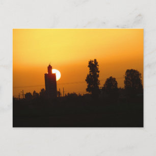 Zonnetijd in Marokko Briefkaart