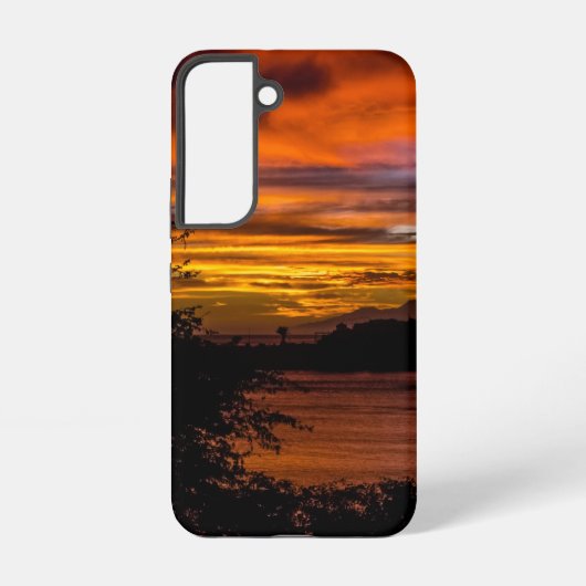 Zonnetijd in Praia, Kaapverdië Samsung Galaxy Hoesje (Achterkant)