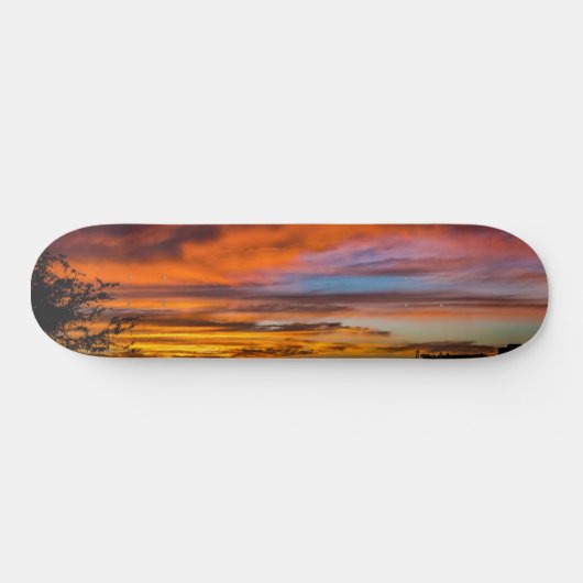 Zonnetijd in Praia, Kaapverdië Skateboard (Horizontaal)