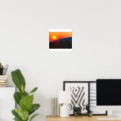 Zonnetijd in Zuid-Afrika Poster (Thuiskantoor)