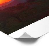 Zonnetijd in Zuid-Afrika Poster (Hoek)