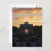 Zonnetijd met monumenten briefkaart (Voorkant / Achterkant)