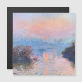 Zonnetijd op de Seine Claude Monet (Voorkant / Achterkant)