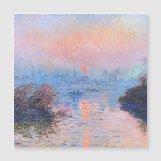 Zonnetijd op de Seine Claude Monet (Voorkant)