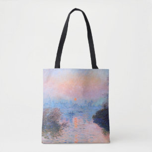 Zonnetijd op de Seine Claude Monet Draagtas