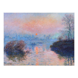 Zonnetijd op de Seine Claude Monet P Perfect Poster
