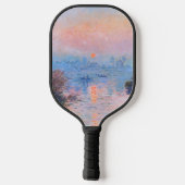Zonnetijd op de Seine Claude Monet Pickleball Paddle (Achterkant)