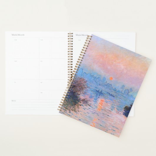 Zonnetijd op de Seine Claude Monet Planner (Display)
