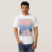 Zonnetijd op de Seine Claude Monet T-shirt (Voorkant volledig)