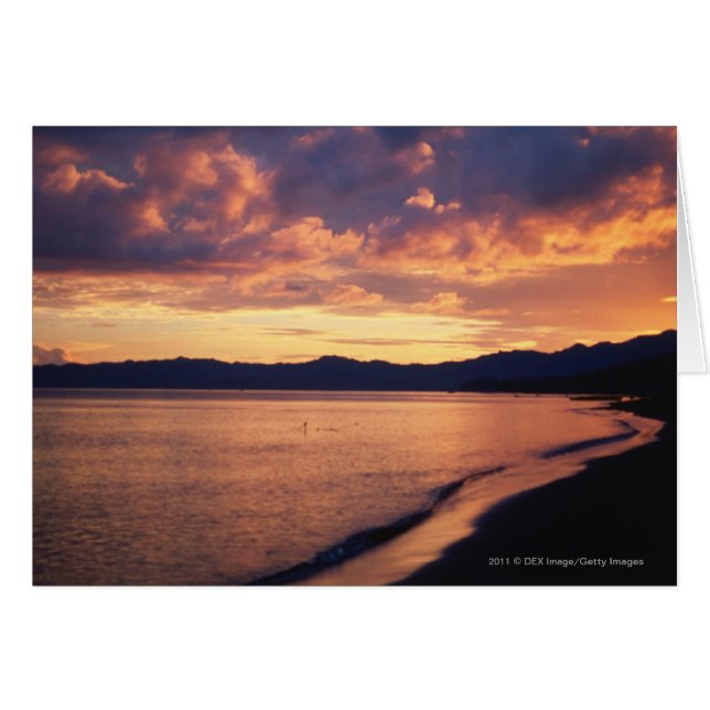 Zonnetijd op het strand (Voorkant Horizontaal)