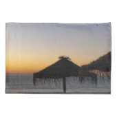 Zonnetijd op het strand kussensloop (Achterkant)