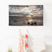 Zonnetijd op het strand spandoek (Insitu)