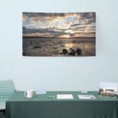 Zonnetijd op het strand spandoek (Beurs)