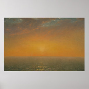 Zonnetijd op het Zee Poster
