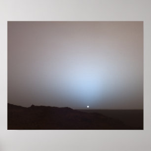 Zonnetijd op Mars- genomen van de Mars Rover-5-19- Poster