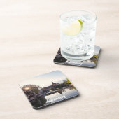 Zonnetijd over de oude middeleeuwse brug in Nürnbe Bier Onderzetter (Rechterzijde)