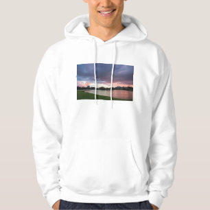 Zonnetijd over het park hoodie