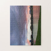 Zonnetijd over het park legpuzzel (Verticaal)